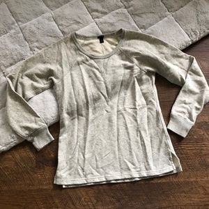 J. Crew Gray Crew Neck Sweatshirt Size S